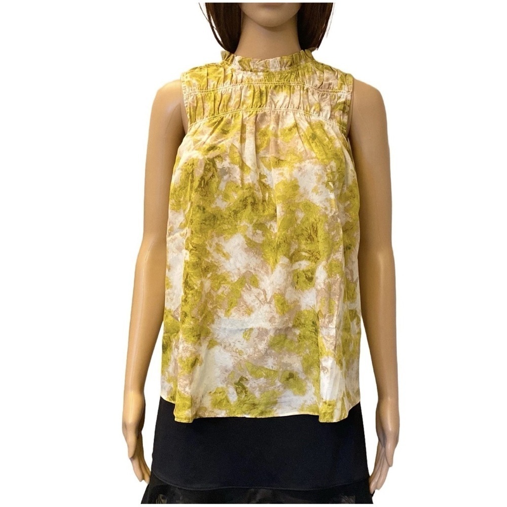 JOIE Limited Edition Womens Sleeveless Top Ruffled Neck Size M - Medium NWT $198 - Picture 16 of 16